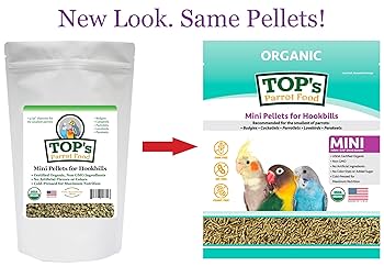 Amazon | TOPs Parrot Pellets Mini Pellets for Hookbills